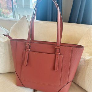 Michael Kors Aria Vegan Non-Leather Tote in Cinnamon - New with Tags!